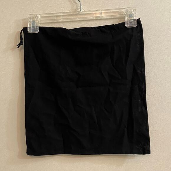 Dries Van Noten Black Dust Bag Drawstring Storage Cover Travel 13.5” x 14” - Picture 5 of 9
